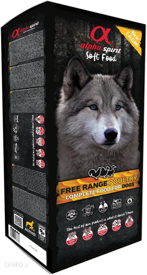 Alpha Spirit Free Range Poultry 9Kg 45X200G
