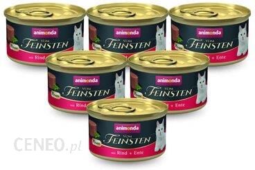 Animonda Vom Feinsten Adult Mousse z Wołowiną i Kaczką Dla Kota 6 x 85 g