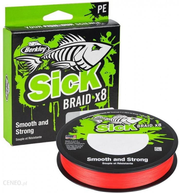 Berkley Plecionka Sick Braid Red 0.12 300 (1558776)