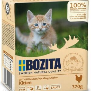 Bozita Kitten W Sosie Z Kurczakiem 8X370G