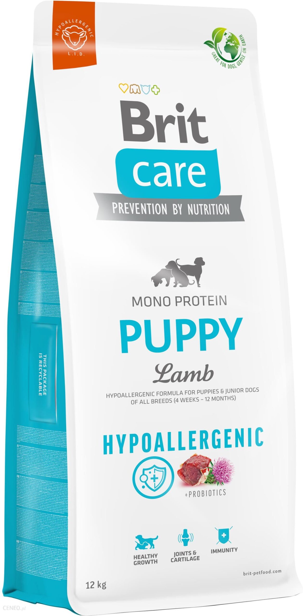 Brit Care Dog Hypoallergenic Puppy Lamb 2X12Kg