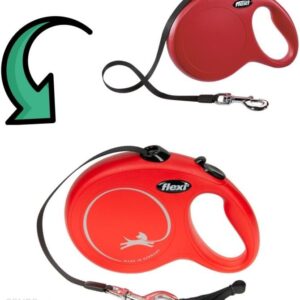 Flexi New Classic Taśma L 8M Max 50Kg Czerwona