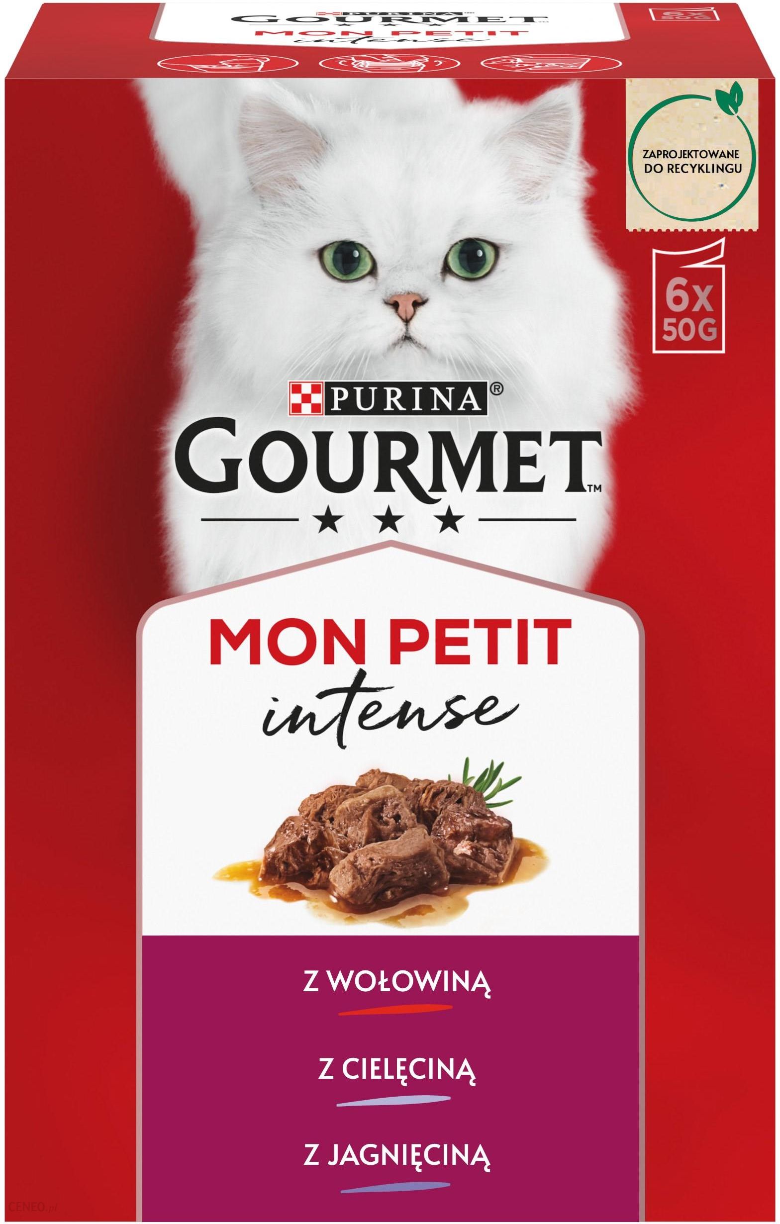 Gourmet Mon Petit Intense Kolekcja Mięsnych Filecików 6x50g