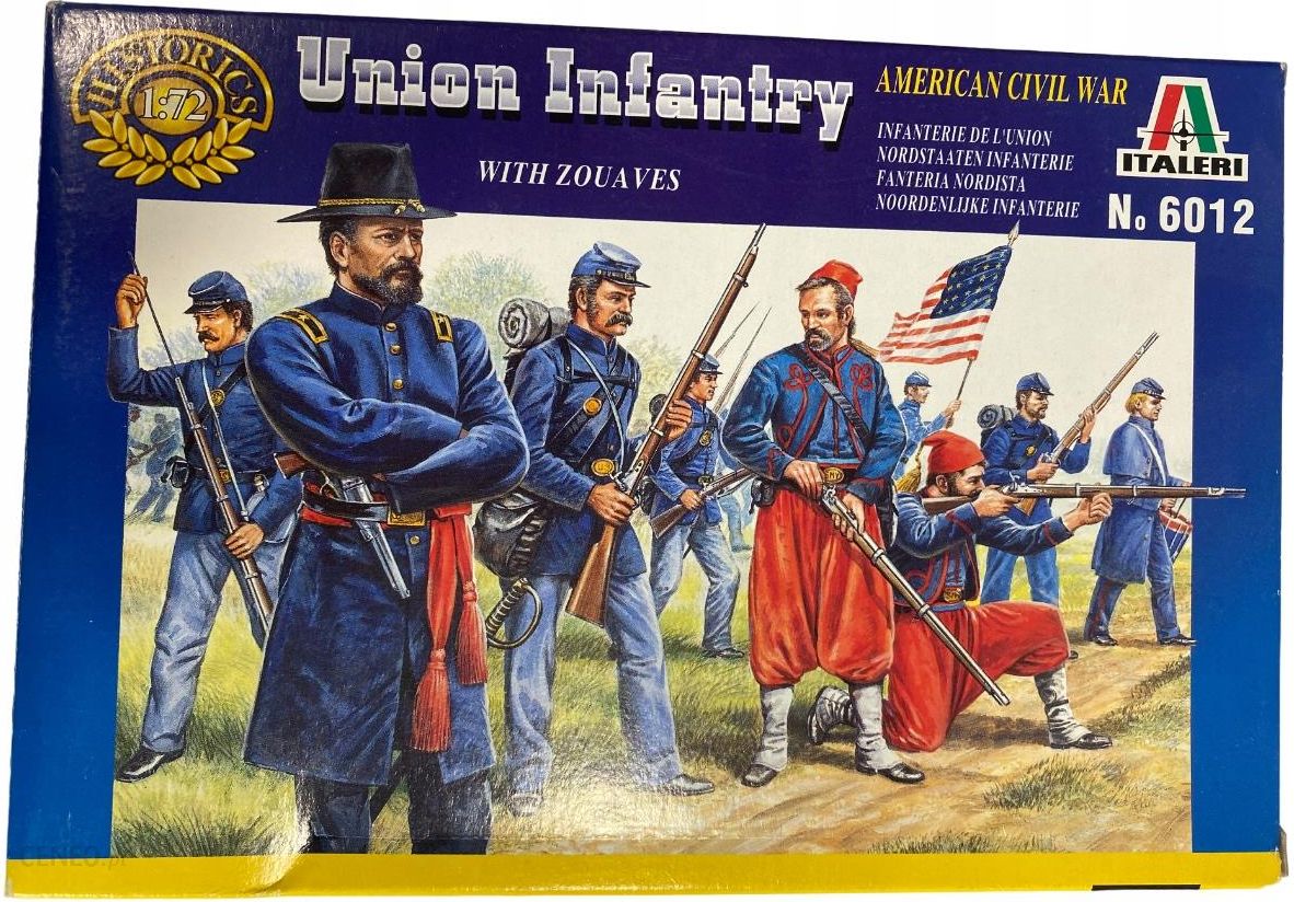 Italeri 6012 Union Infantry With Zoua Ves