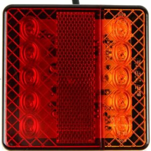 LAMPA TYLNA LED ZESPOLONA 12/24V PRZYCZEPY LAWETY ZM.313