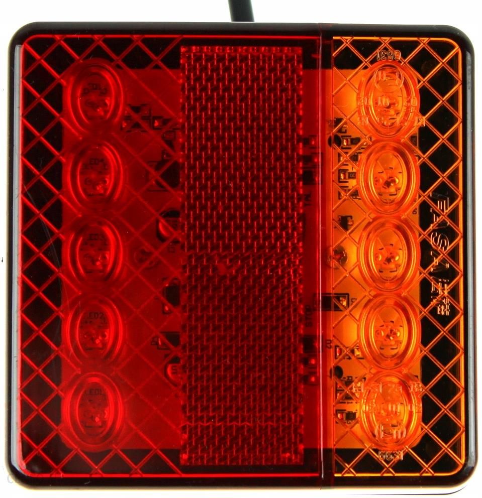LAMPA TYLNA LED ZESPOLONA 12/24V PRZYCZEPY LAWETY ZM.313
