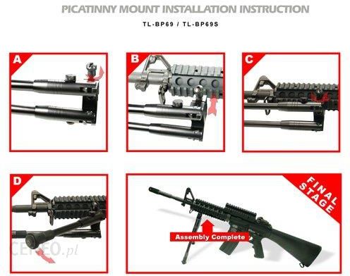 Leapers Bipod Składany Z Montażem (Tl-Bp69S) (072000)