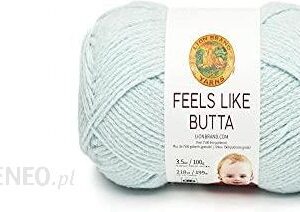 Lion Brand Yarn Company 215 106 Wraels Like Butta Przędza Lód Jeden Motek