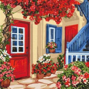 Malowanie po numerach Spacerując.. 40x50cm