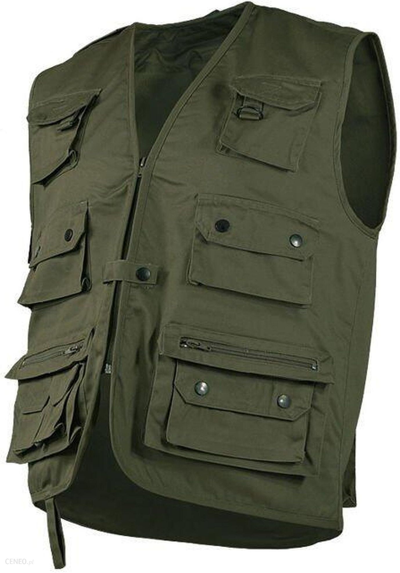 Mil-Tec Kamizelka Wędkarska Olive Zielony