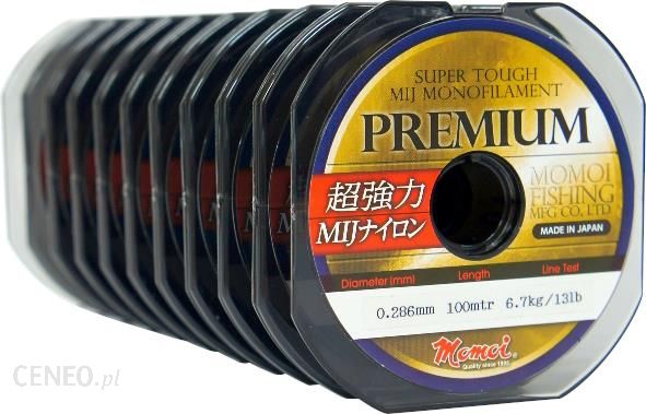 Momoi Żyłka Premium 100M Smoke Blue 0,203 smoke blue