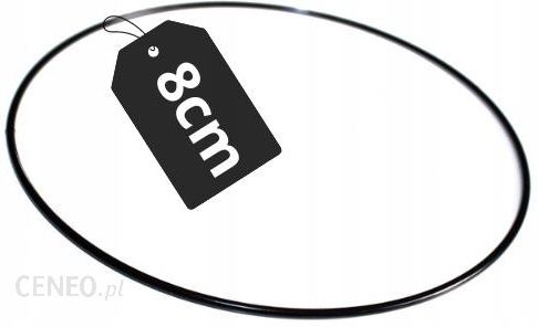 Obręcz metalowa do łapaczy snów kółko czarne 8cm