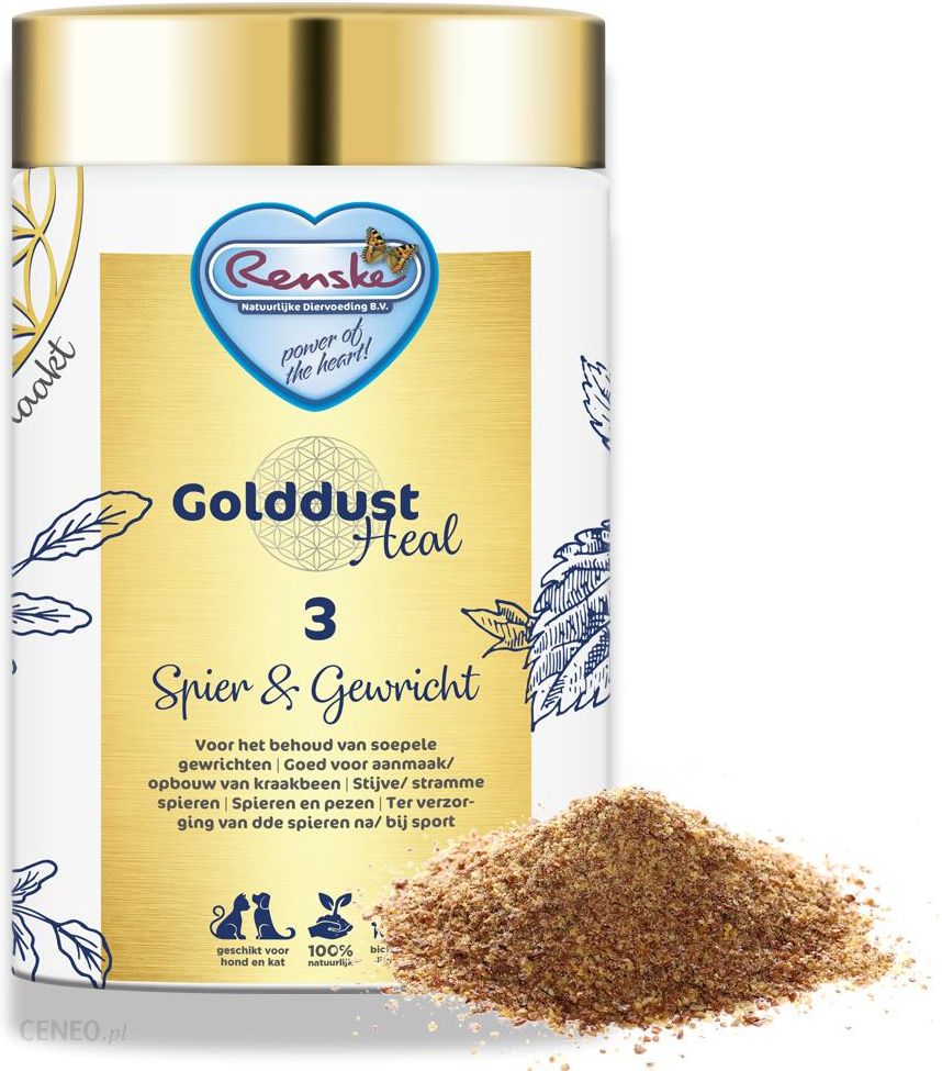 Renske Golddust Heal 3 Mięśnie I Stawy Poprawa Funkcjonowania Stawów Zmniejszenie Stanów Bólowych 250G