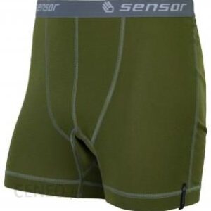 Spodenki bokserki Sensor Double Face głęboka zieleń safari - M