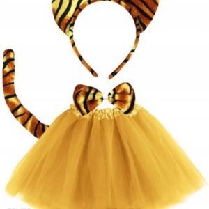 Strój Tygrys Tygrysek Spódniczka Opaska 3-10 Lat