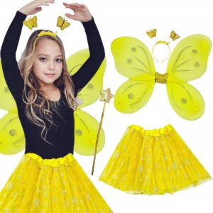 Toys Strój 4W1 Motyl Przebranie Kostium Motylek Wróżka 13204293219