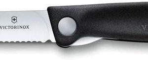 Victorinox Nóż Składany Swiss Classic Ząbkowany Czarny