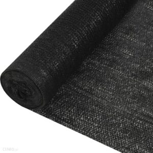 Vidaxl Siatka Cieniująca Czarna 1,5X25M Hdpe 195G/M