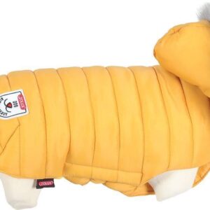 Zolux Nieprzemakalna Kurtka Puchowa Z Kapturem Urban S45 Żółty